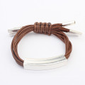 Handmade leather rope 6 colors in stock trendy bracelet 2014